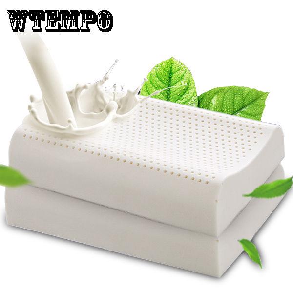 Natural Latex Pillow Cervical Massage Latex Pillow Comfort Sleep Pillow Thailand