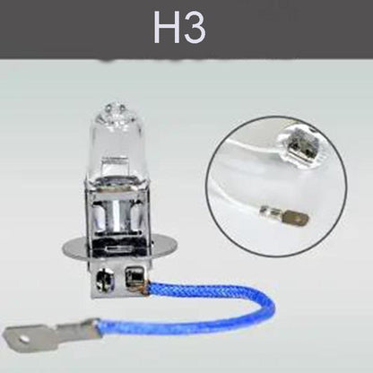 Car Bulb High Beam and Low Beam H4 Far Near One H7 Fog Lamp H3 H1 Super Bright 100W Hernia Halogen Lamp Original Car Brightening Golden Light 12V24V