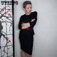 Vintage Elegant Wear To Work with Belt Skirt Suits Business Party Bodycon Office Career Women Dress