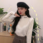 Pofulove Wild Fungus Bottoming Sweater Sweater Women's Fashion Outerwear Western-style Little Man