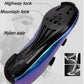 Road Cycling Shoes Hard-soled Mountain Bike Bicycle Professional Lock Shoes Men and Women Power-assisted Bicycle Flat Shoes