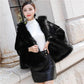 Women Coat Luxury Womens Ladies Faux Mink Cashmere Wedding Winter Long Fur Coat Shawl Cape