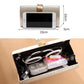 Elegance Luxury Women's Clutch Bag Chain Shoulder Bag Ladies Smooth Leather Wedding Evening Banquet Bridal Rhinestones Clutch Purse