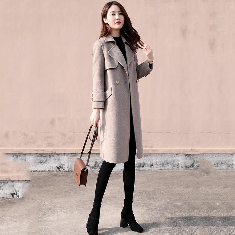 Woolen Coat Women Winter Clothes Women Winter Jacket Women Christmas Wear Plus Size Ladies Outwear