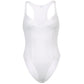 Solid Backless Top Bodysuit Women Sleeveless Skinny Bodies High Waist One Piece Sexy Club Bodies Top Femme Crotch Beachwear
