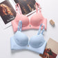 Four Seasons Thin Ladies No Steel Ring Plus Size Underwear Students Gather Big Bra