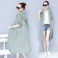 Spring and Summer Breathable Sun Protection Clothing Women's Mid-length Loose Large Size Sun Protection Clothing Women's Thin Coat