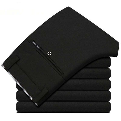 Spring and Summer Thin Young Men's Casual Stretch Trousers