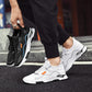 Summer Breathable Net Shoes Trend Men's Shoes Korean Net Red Shoes Casual Sports Board Shoes White Shoes