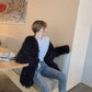 Winter Imitation Lamb Fur Women's Korean Style Loose Imitation Sheep Curly Coat