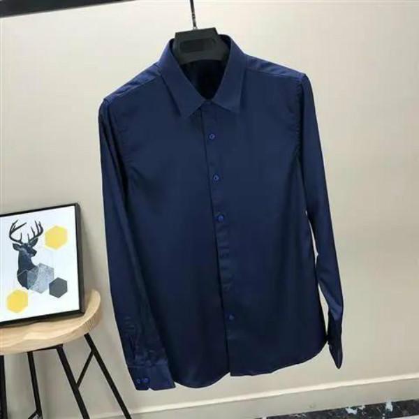 Men's Long-sleeved Fashion Handsome Suit Shirt Professional Business Formal Shirt