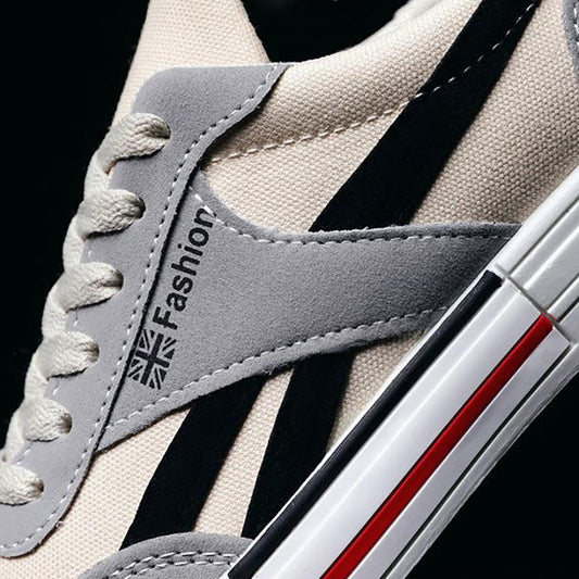 Versatile Men's High Top Breathable Canvas Shoes Men's Korean Style Trendy Student Casual Shoes