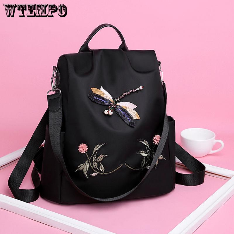 Backpack Fall Oxford Cloth Backpack Girls Backpack Animal Soft Shoulder Bag
