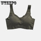 Girl Seamless Sports Bra Large Size No Steel Ring Vest Seamless Adjustable Underwear