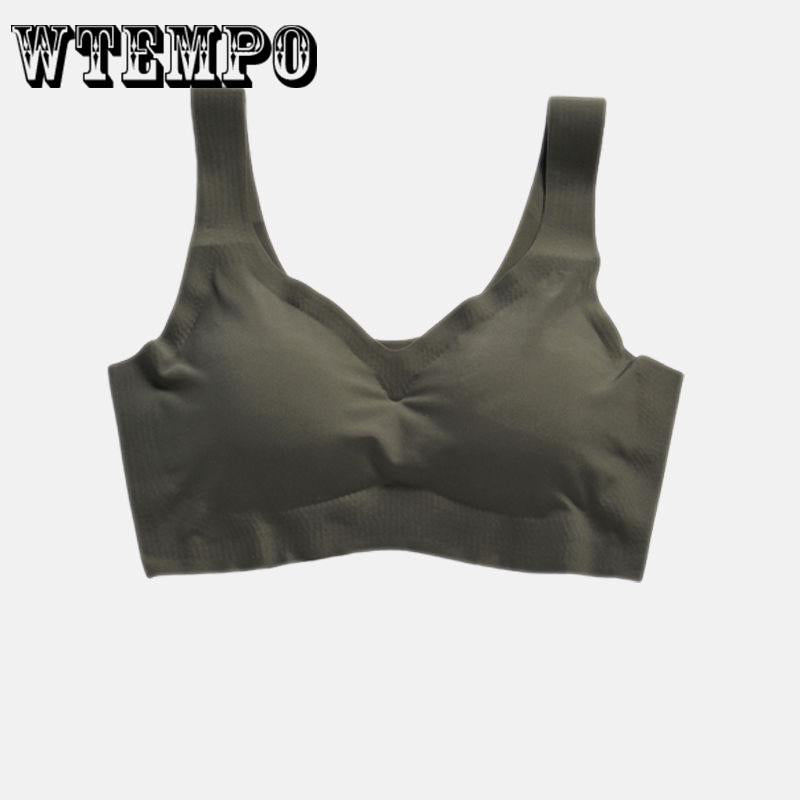 Girl Seamless Sports Bra Large Size No Steel Ring Vest Seamless Adjustable Underwear