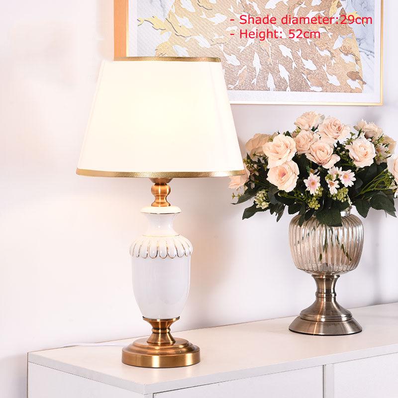 Modern Table Lamp Bedroom Bedside Creative Desk Lamp Light Simple Home Warm Retro Table Light
