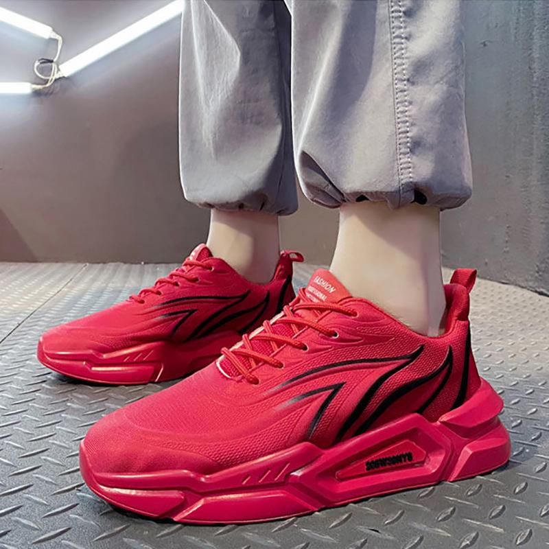 Men's Fashion Sports Shoes Leisure All-match Increase Shoes Spring and Summer Outdoor Running Breathable Clearance Shoes