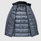 Winter New Style Men's Mid-length Thick Warm Cotton Padded Jacket Young and Middle-aged Stand-up Collar Slim Padded Jacket