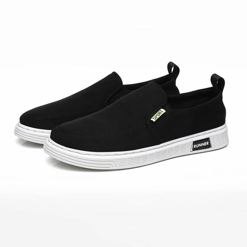 Spring Summer Canvas Shoes Men's Korean Version All-match Casual Cloth Shoes Ice Silk Breathable Deodorant Driving Shoes