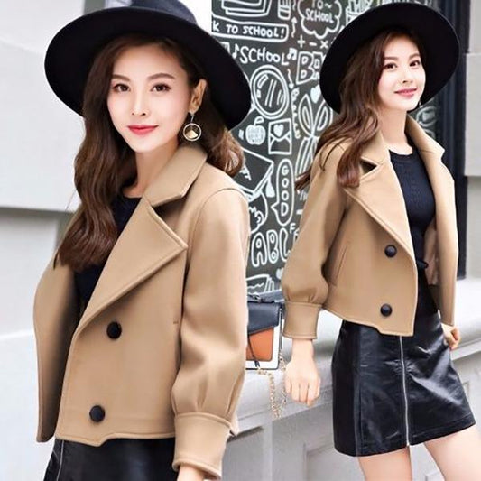 Casual Winter Coat Sweater Fashion Jacket Fleece Wear Both Sides Long Sleeve Faux Fur Coat