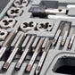 40pcs Tap Die Set Hand Thread Plug Taps Handle Metric Tap Dies Holder Set Threading Tool