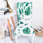 2/4/6pcs Printed Dining Chair Cover Stretch Anti-dirty Elastic Seat Cover Used for Wedding Party Home Kitchen Dining Room Office Living Room