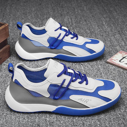 Mesh Shoes Men Sneakers Fashion Breathable Casual Men Shoes Trend Wild Casual Tide Flats Simple White Sneakers