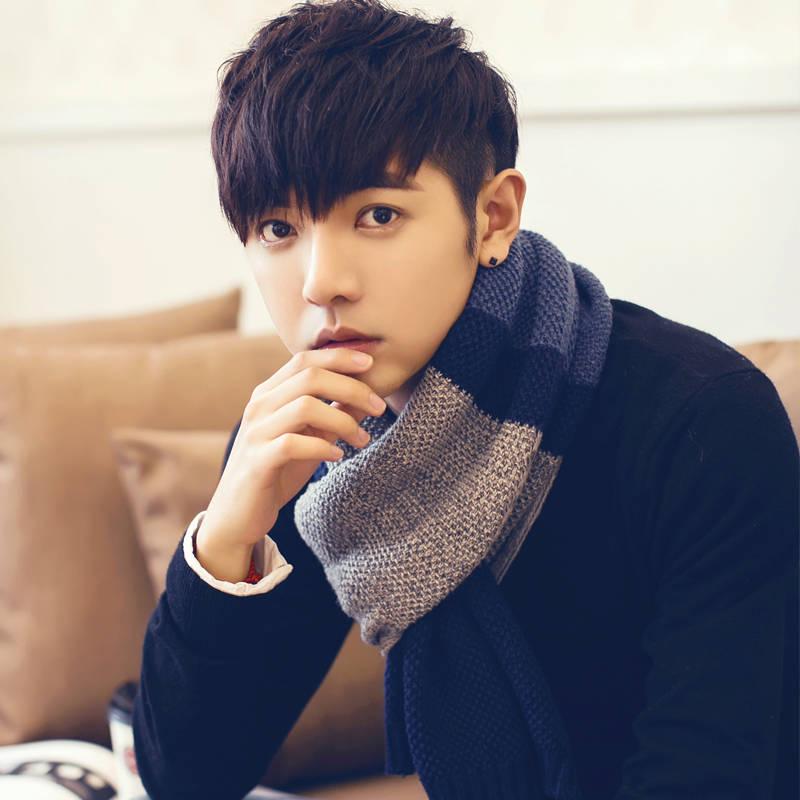 Plain Cashmere Scarves Women Winter Thick Warm Men Wool Scarf Shawl Wrap Couple Gifts
