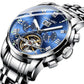 Luxury Men Automatic Mechanical Watches Full Steel Military Business  Male Clock