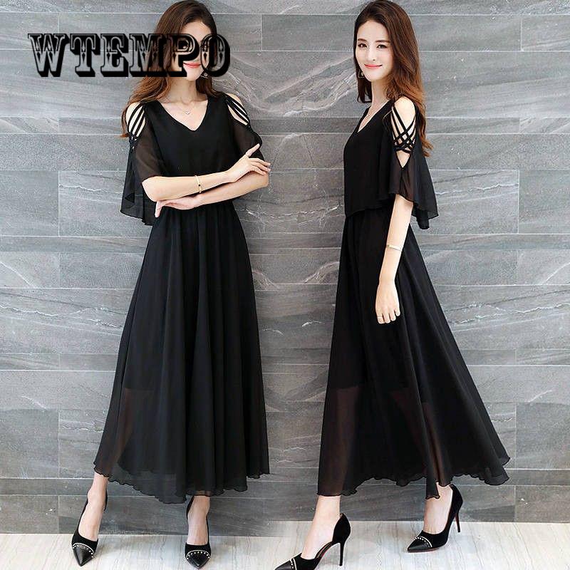 Solid Women Summer Short Sleeve V-Neck Plus Size Bandage Ladies Dresses Loose  Dress With 6XL