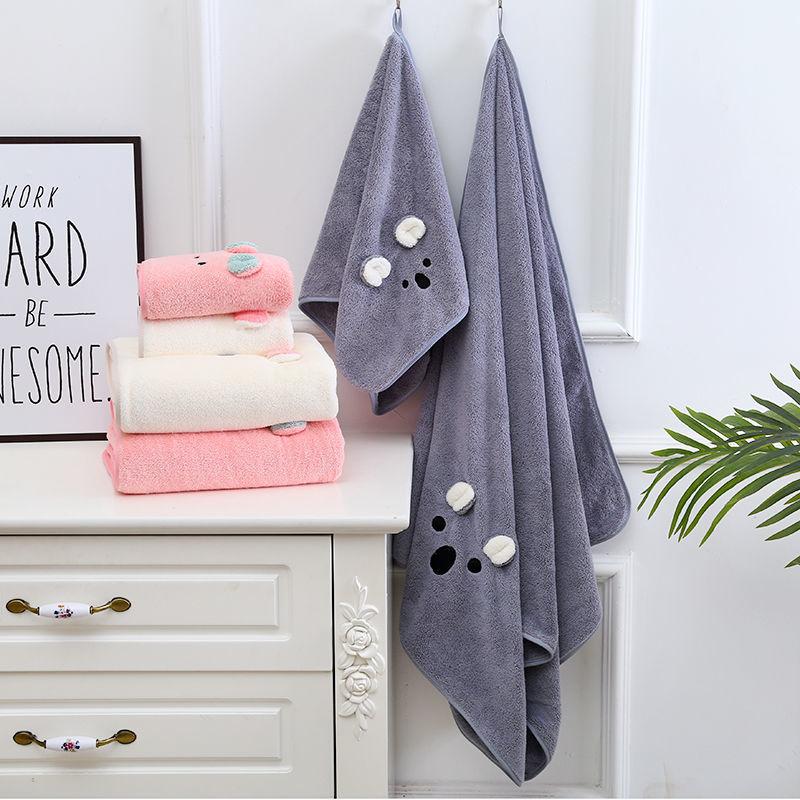 Household Towels Soft Bath Towels Pure Cotton Adult Bath Towels Strong Absorbent Non-linting Fabric Skin-friendly Soft and Easy To Carry