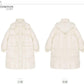 Shiny Long Down Jacket Women Winter Parka Coat Hooded Loose Coat Thick Female Jacket