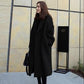 Autumn and Winter Woolen Coat Korean Fashion Woolen Coat Women's Thicker Plus Size Mid-length Over-the-knee Coat