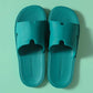 Couple Slippers  Mute Soft Bottom Wear Non-slip Indoor Men's and Women's Summer Simple Slippers