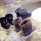 Snow Boots Women's Thick Furry Shoes Winter Cotton Shoes Women's Flat-heeled Mid-tube Boots Ankle Boots