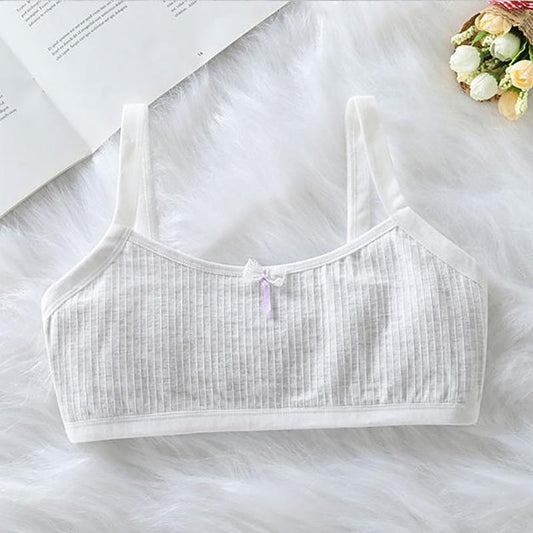 Kids Girls Strap Underwear Cotton Sports Training Bra children