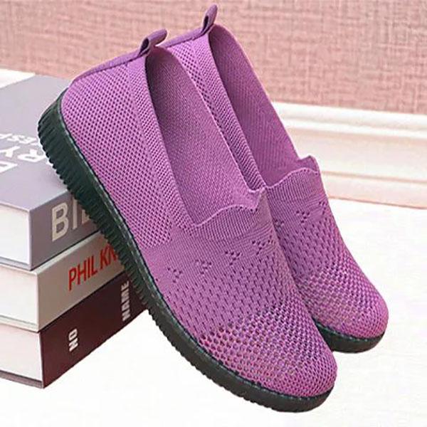 Old Beijing Soft-soled Cloth Shoes Women Middle-aged and Elderly Mother Shoes Net Shoes Women's Breathable Elderly Shoes