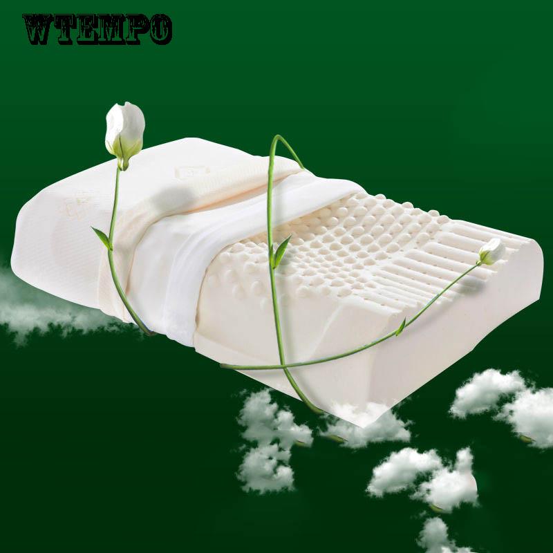 Brand Comfortable Sleep Pillow Thai Natural Latex Pillow Cervical Massage Latex Pillow
