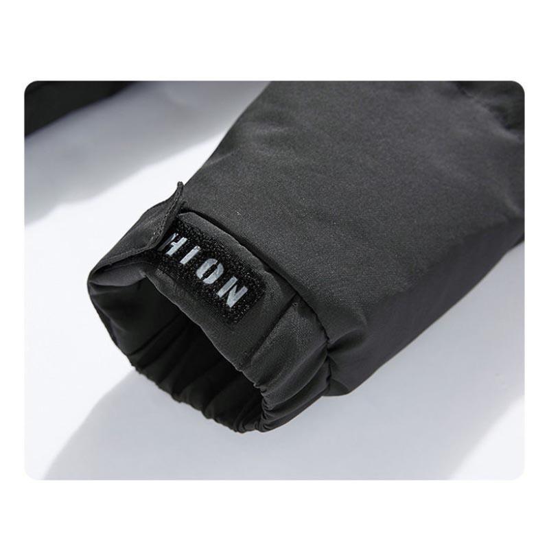 Winter Padded Jacket Men's Plus Velvet Thick Warm Sports Casual Jacket Young and Middle-aged Men's Winter Warm Down Jacket