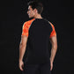 Summer Sport Shirt Men T-shirt Half Sleeve Elastic Fitness Tees Breathable Casual Quick Dry Top Camouflage Contrast Color Tights