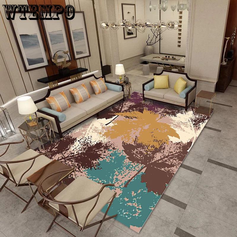 Ink Painting Carpets Rectangle Floor Area Rug Non-slip 3D Printed Parlor Mat for Living Room Bedroom