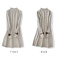 Autumn and Winter Long Thick A-line Knitted Dress Women Loose Pullover Sweater Dress Bottoming Wool Sweater