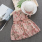 Girls' Dress In Summer, Girl 1-2-4-6 Year Old Girl Girl Summer Chiffon Dress To Send Hat