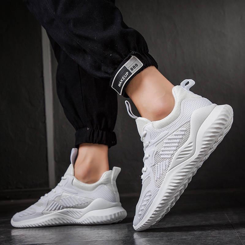 Men's sports shoes student casual running shoes men's net shoes breathable shoes trend Daddy shoes