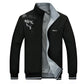 Autumn Mens Jacket Stand Collar Windbreaker Male Blue Baseball Jackets Casual Bomber Plus Size L-5XL