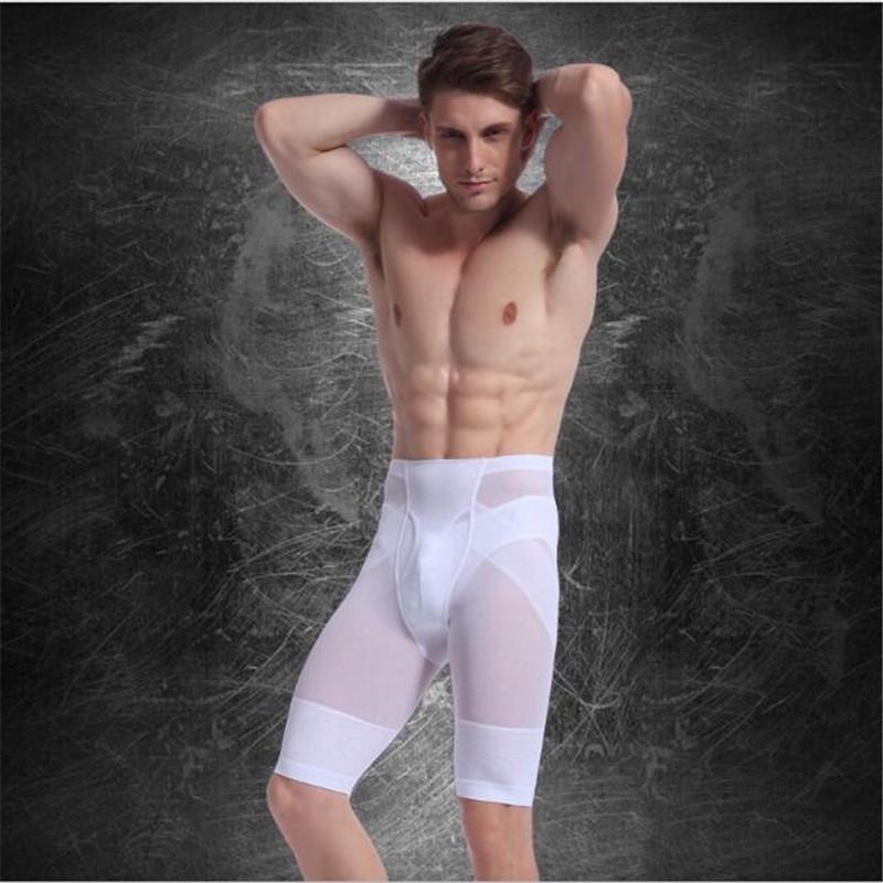 Men Abdomen Fat Burning Girdle Belly Pants Body Sculpting Shaper Corset Tummy Waist Slimming Belt