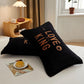 48X74cm Coral Velvet Pillowcase Plus Velvet Cute Pillowcase Flannel Cartoon Thick Bedding