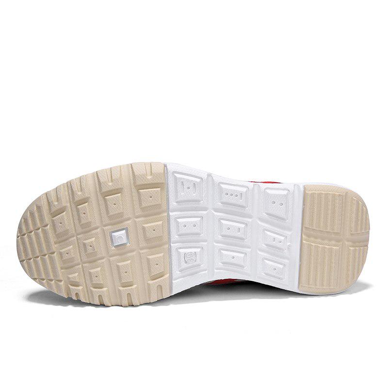 WTEMPOWeweya Spring Lace Up Mens Shoes Luxury Casual White Sneakers Shoes Men Mixed Colors Walk