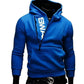 Spring and Autumn Jacket Men's Cardigan Hooded Student Sweater Plus Fertilizer Plus Size Men's Fit Men's Sportswear