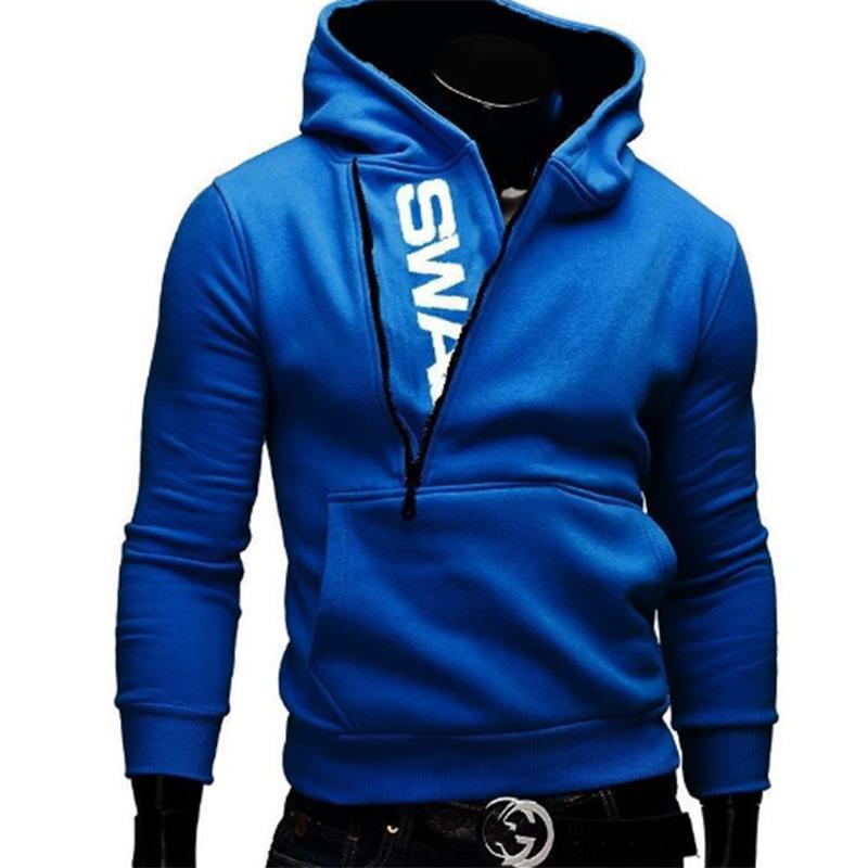 Spring and Autumn Jacket Men's Cardigan Hooded Student Sweater Plus Fertilizer Plus Size Men's Fit Men's Sportswear